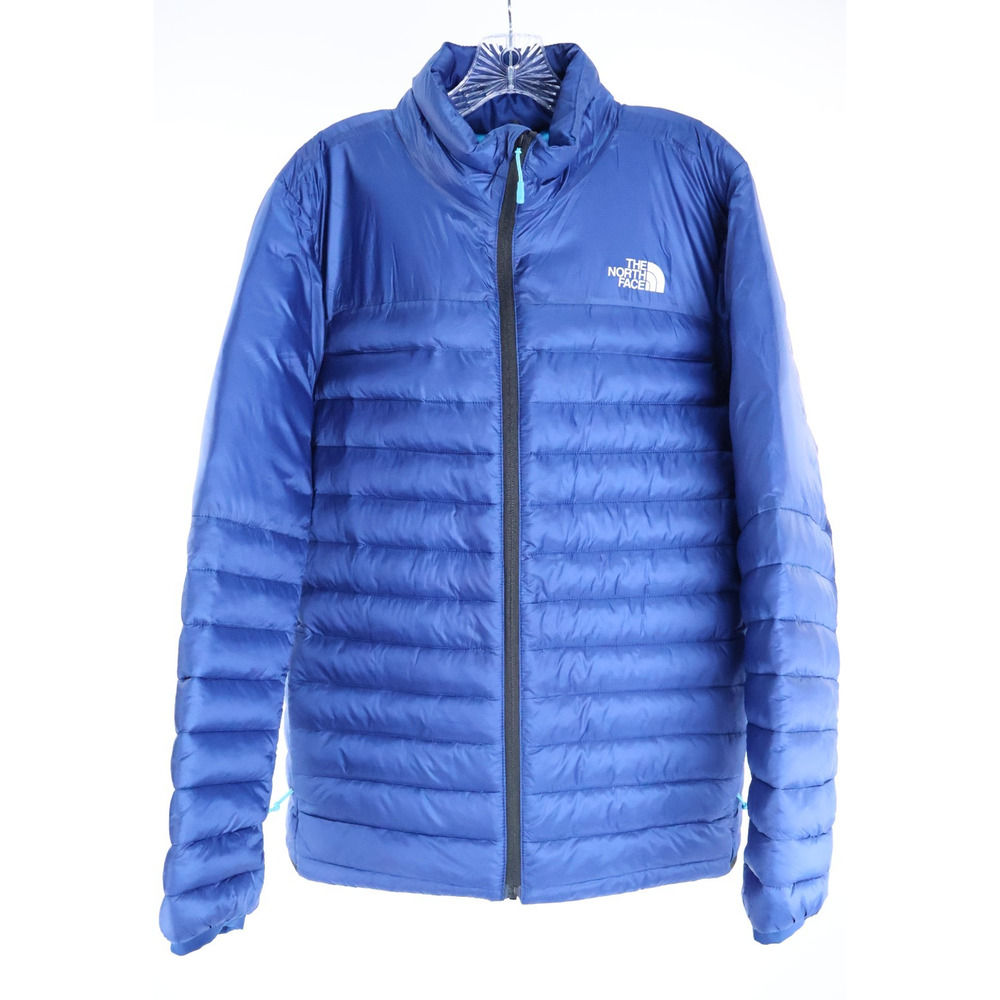 The North Face Terra Peak Jacket Mens Large Blue ThermoBall Insulated Puffer NEW